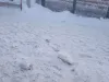 Уборка снега на Станции Гривно
