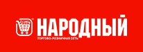 Market kg. Народный магазин логотип. Сеть магазинов народный. Универсам народный логотип. Гипермаркет народный.